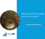Exención del IVA: ¿cuáles son las soluciones?