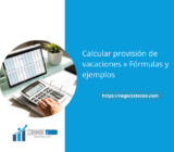 Calcular provisión de vacaciones » Fórmulas y ejemplos